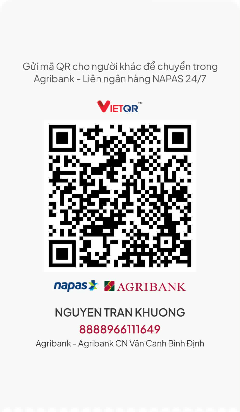 QR Donate